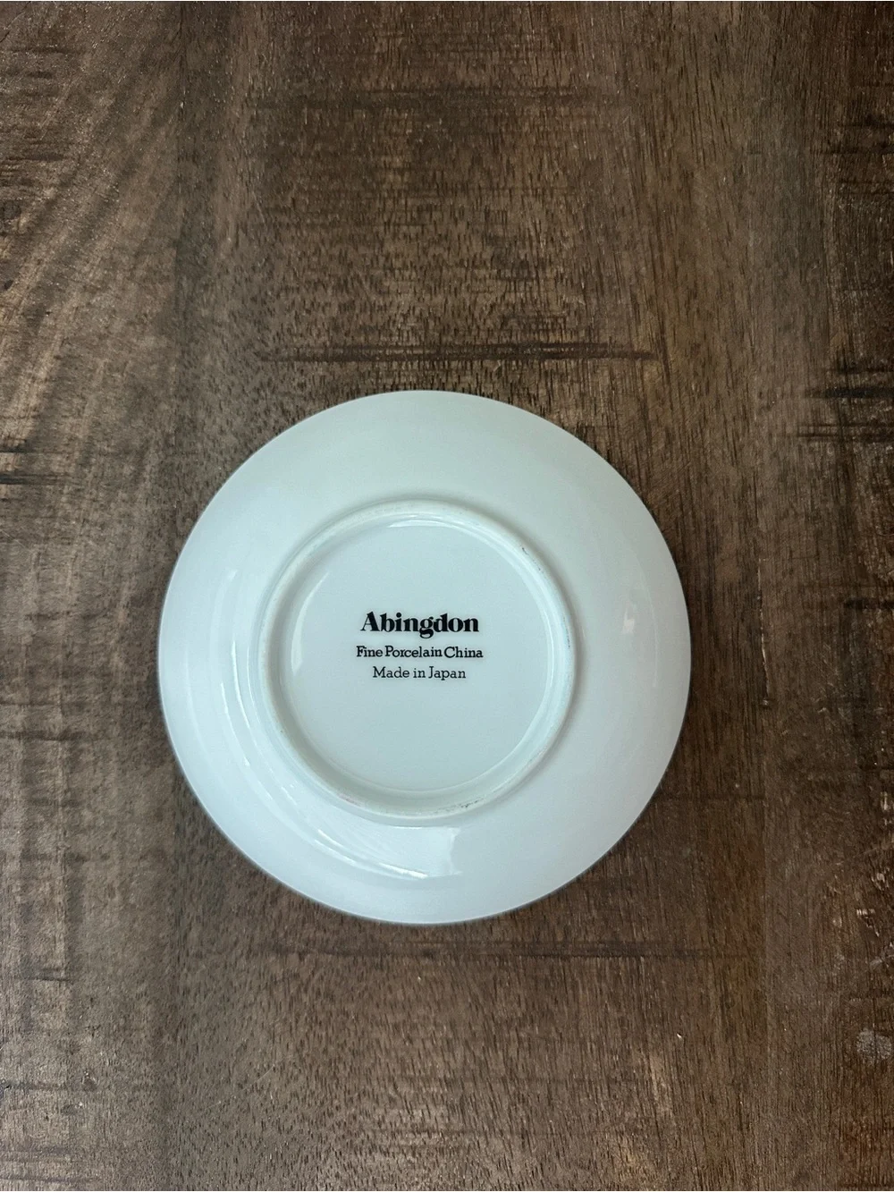 Vintage Abingdon Fine Porcelain China Plate 5.5” 14 cm Saucer Small Bowl Japan